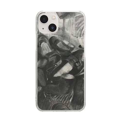 何足の靴を履きかえて来たのでしょう Clear Smartphone Case