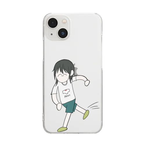走る三太郎くん Clear Smartphone Case