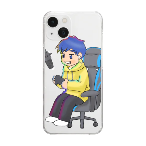 ゲーミングおとうさん Clear Smartphone Case