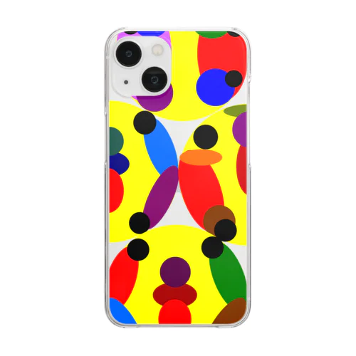 〇文字『I Love you h.t.』 Clear Smartphone Case