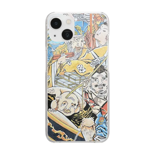 七福神ちゃん Clear Smartphone Case
