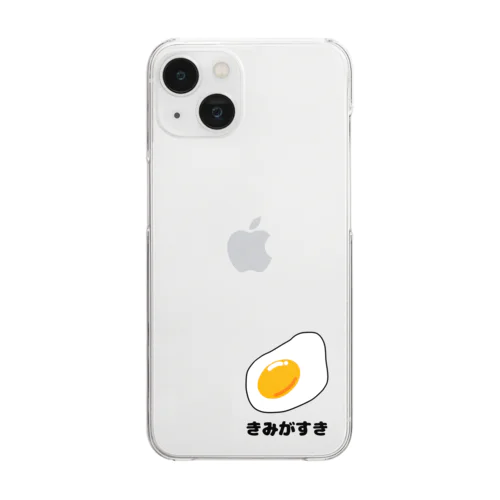 きみがすき Clear Smartphone Case