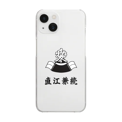 将軍スマホケース　モデル直江兼続 Clear Smartphone Case