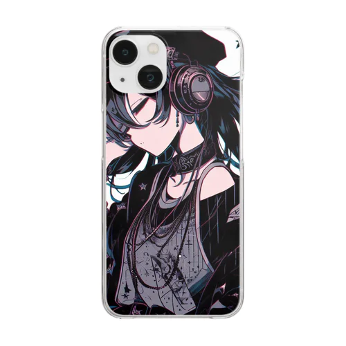 音楽女子３ Clear Smartphone Case