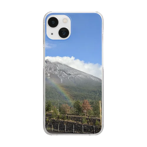 旅の風景（虹） Clear Smartphone Case