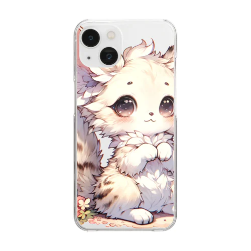 フェネキャット Clear Smartphone Case