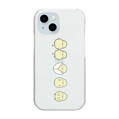 ひよこの仲間 Clear Smartphone Case