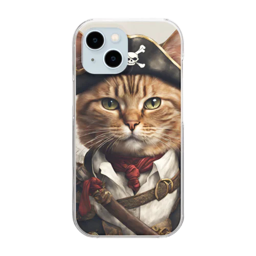 猫海賊団シリーズ★ジャック船長 Clear Smartphone Case