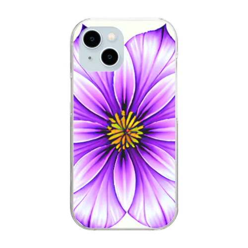 自然の美しさとAI技術の調和 Clear Smartphone Case