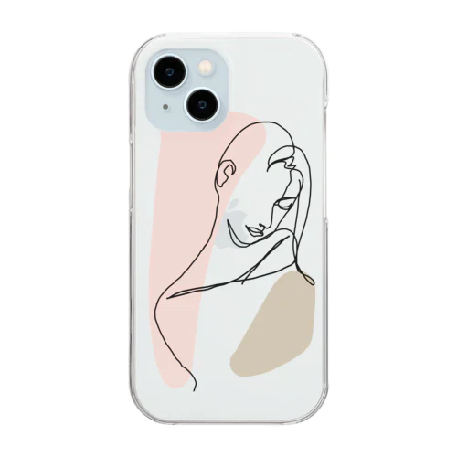 woman Clear Smartphone Case