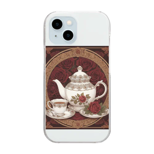 ヴィクトリアン・スタイル Clear Smartphone Case