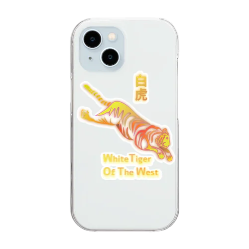 白虎（White Tiger）H.T. Clear Smartphone Case