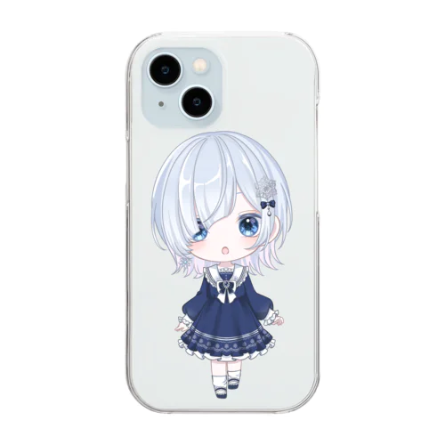 セツナのスマホケース(白雪さん) Clear Smartphone Case