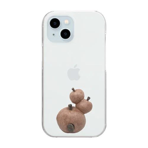 りんご積んじゃいました邸 Clear Smartphone Case
