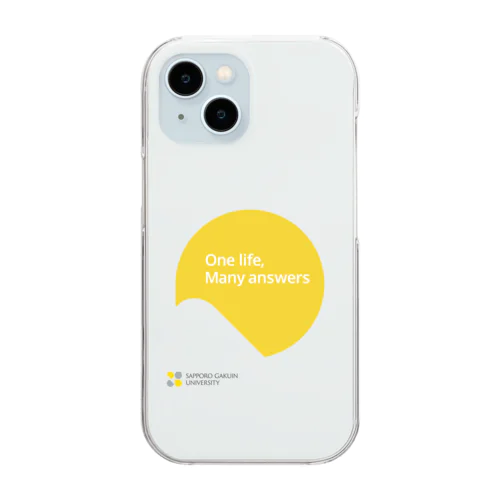 One life, Many answers Clear Smartphone Case