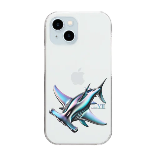 Titanium Hammerhead Shark Clear Smartphone Case