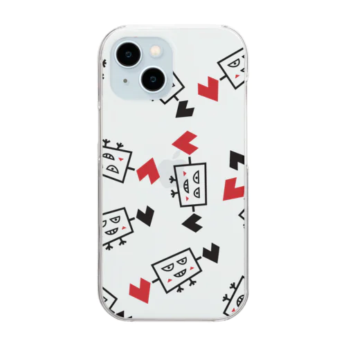 鳥になれなかったTV：画伯オリジナル Clear Smartphone Case