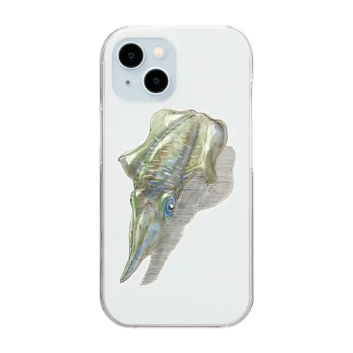 宮古島名物アオリイカ Clear Smartphone Case