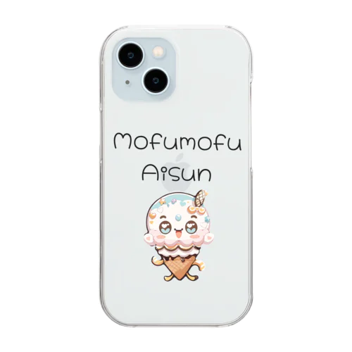 Mofumofu Aisun Clear Smartphone Case