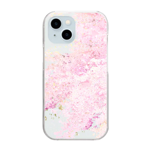 -桜- 花と草木の Clear Smartphone Case