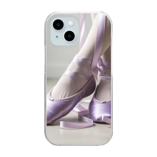 すみれ色のバレリーナ Clear Smartphone Case