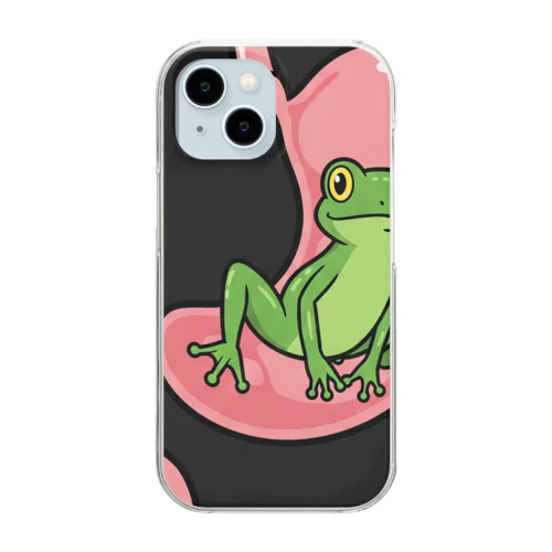 胃の中の蛙（カワズ）グッズ Clear Smartphone Case