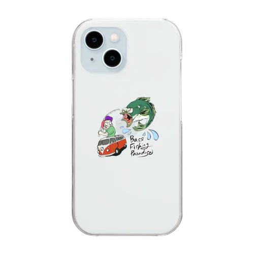 bass　fishing　paradise Clear Smartphone Case