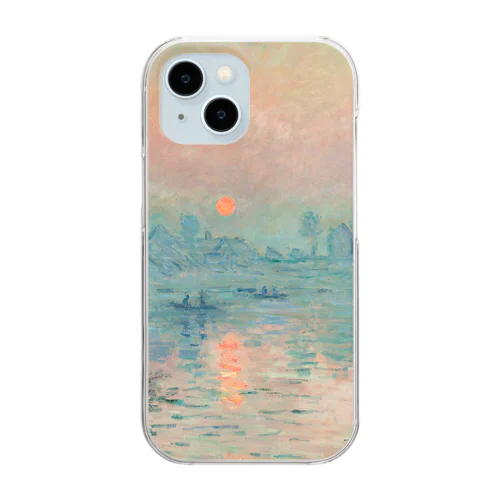 印象派　クロード・モネ　絵画プリント　 Clear Smartphone Case