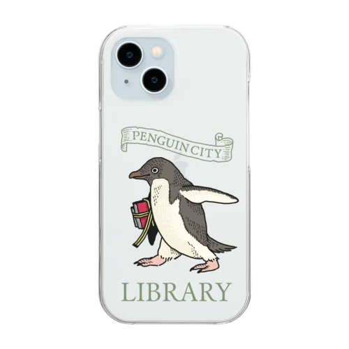 【数量限定】ペンギン市立図書館　専売品 Clear Smartphone Case