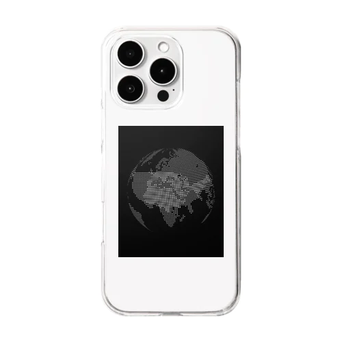 黒っぽいAMERICA（アメリカ） Clear Smartphone Case