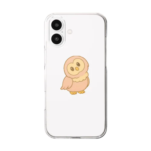 とべないフクロウ Clear Smartphone Case