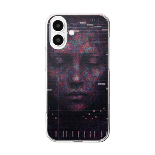 ノイズに潜む記憶 Clear Smartphone Case