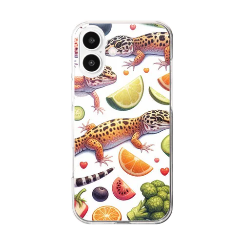 Fresh! Leopard Gecko Clear Smartphone Case