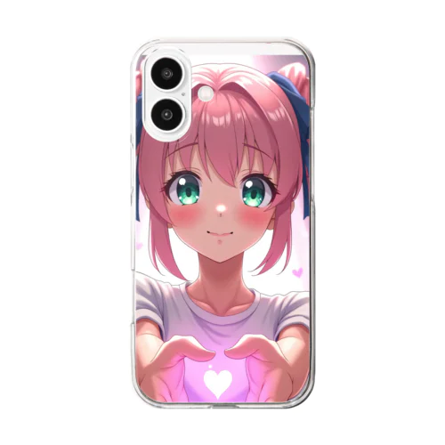わたしをぎゅ～してくれるTシャツ Clear Smartphone Case