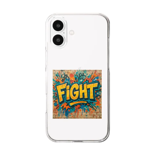グラフィティ   FIGHT Clear Smartphone Case