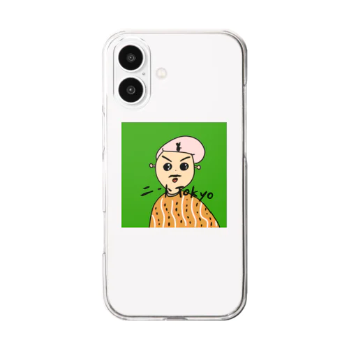 にーとときょ Clear Smartphone Case