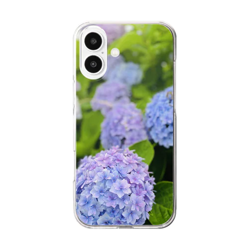 あじさいをわすれない Clear Smartphone Case