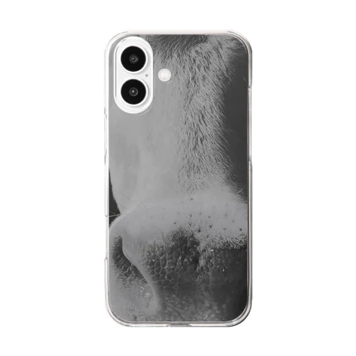 limited　cow Collection Clear Smartphone Case