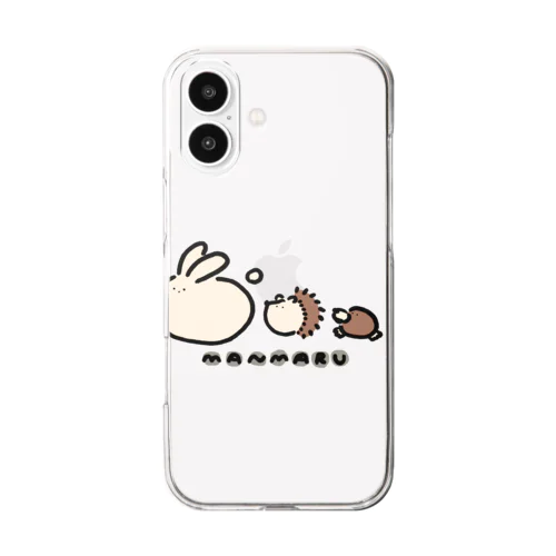 まんまる Clear Smartphone Case