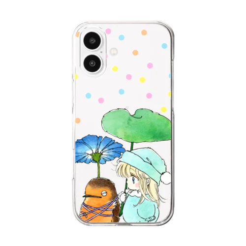 クリアスマホケース　ポー＆リルフィ　iphone5~XS Maxまで専用 Clear Smartphone Case