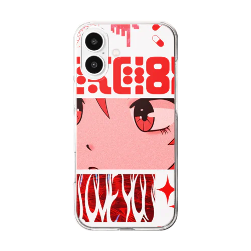イミテーション・レッド Clear Smartphone Case