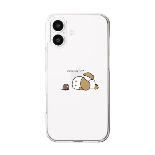 もぐらとちびいぬ Clear Smartphone Case