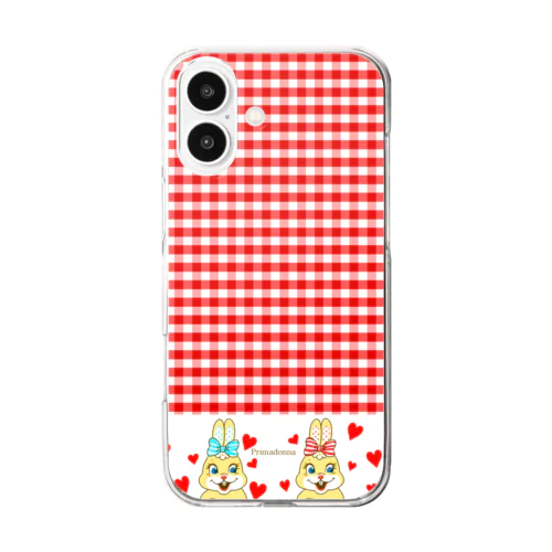 yummy bunnyちゃん Clear Smartphone Case