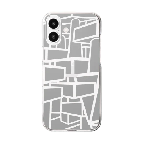【クソったれコロナ！】海野貴彦デザイン  Clear Smartphone Case