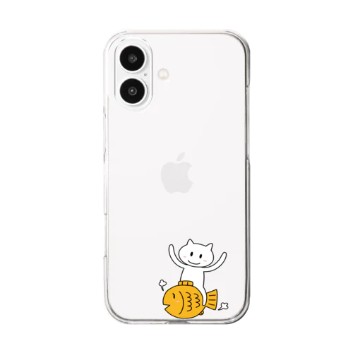 たいねこくん Clear Smartphone Case