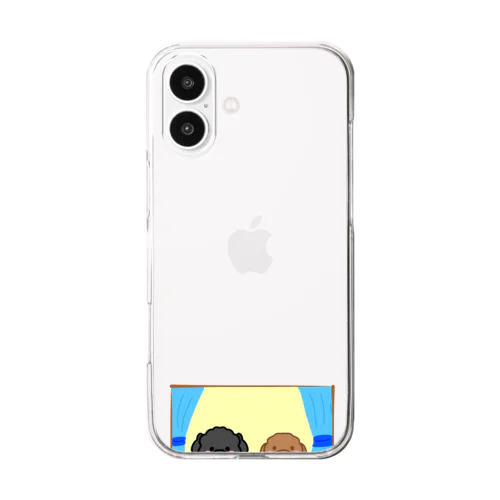 トイプー🐶あんこ Clear Smartphone Case