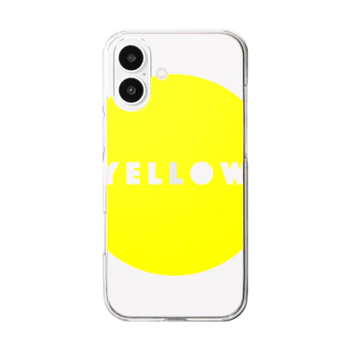 CIRCLE YELLOW. Clear Smartphone Case