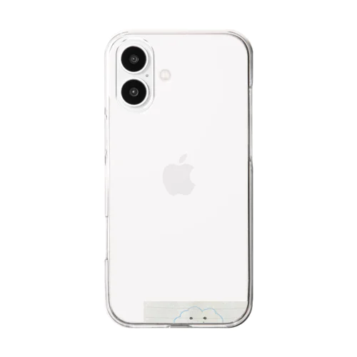 雲たん Clear Smartphone Case