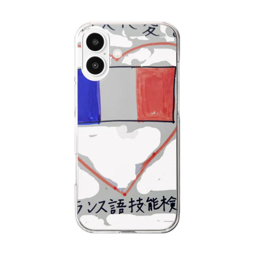 仏検に愛を2 Clear Smartphone Case