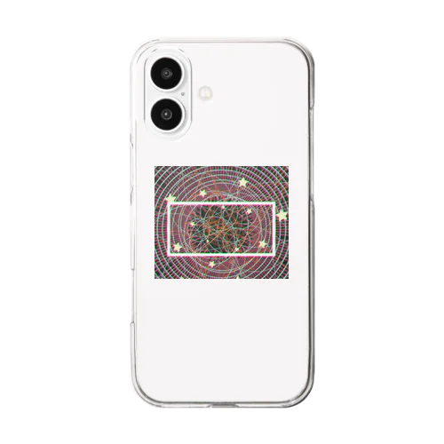 幾何学催眠 Clear Smartphone Case